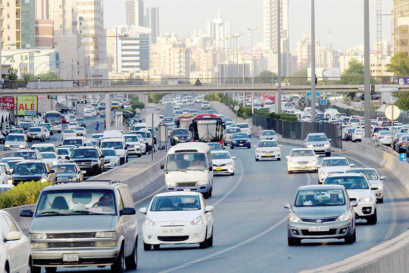Heavy traffic on Kuwait roads Kuwait Times KuwaitUpdates